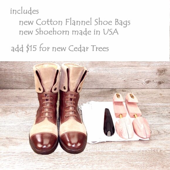 $ 1095 Neiman Marcus GRAVATI Women's 9.5 M Boot 4515 Calf/ Suede * add $15 Trees - Picture 5 of 16